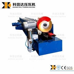 half round rain gutter steel panel downpipe roll forming machine