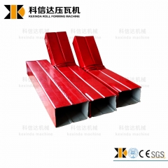 half round rain gutter steel panel downpipe roll forming machine