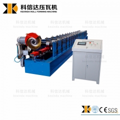 rain water downpipe steel plate metal downspout roll forming making machine