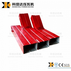 rain water downpipe steel plate metal downspout roll forming making machine