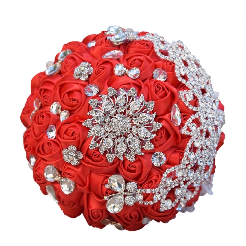 Crystal Jewelry Rhinestone Brooch Bridesmaids Wedding Bouquet