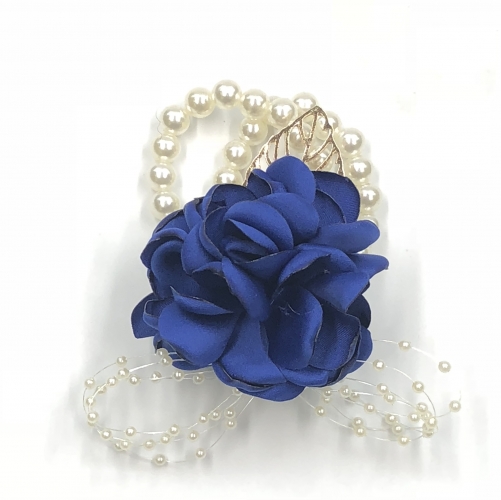 Silk Flower Classic Wrist Corsage for Prom Party Wedding