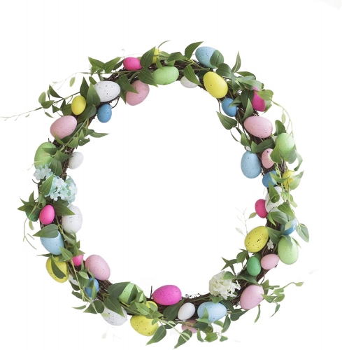 22 Inch Artificial Easter Wreath