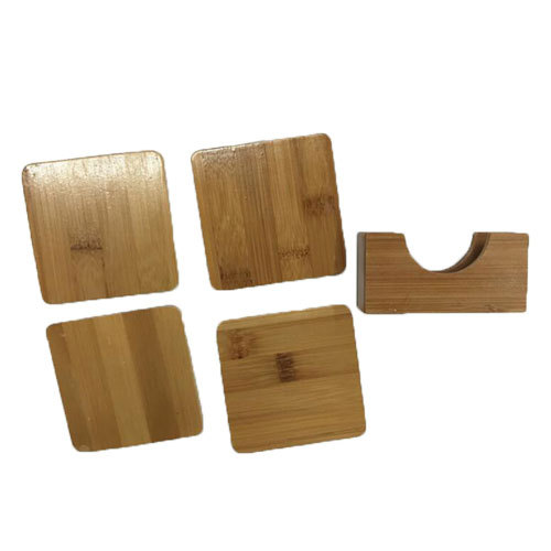 Bamboo Coasters-Square(4pcs)