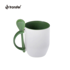 11oz Color Mugs With Spoon