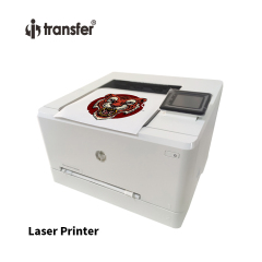 HP White Laser Printer with CMYKW five toner