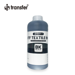 1L Textile Pigment Ink for DTF Printing CMYK + White Ink Dtf Ink Direct Printing on Cotton Any Fabric Materials