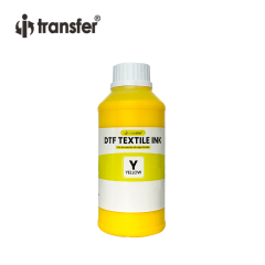 0.5L Tinta Pigmentada Têxtil para Impressão DTF CMYK + Tinta Branca Impressão Direta de Tinta Dtf em Algodão Qualquer Material de Tecido