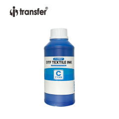 0.5L Textile Pigment Ink for DTF Printing CMYK + White Ink Dtf Ink Direct Printing on Cotton Any Fabric Materials