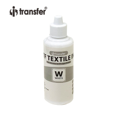 Tinta a base de agua blanca de 100 ml Impresión textil de pantalla Dtf Pet Textil blanco Tinta PET Transferencia de película DTF Tinta de impresora DTF