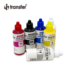 Tinta 100ml à base de água branca para impressão em tela têxtil Dtf Pet Tinta PET Tinta branca DTF Film Transfer DTF