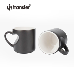 Heart Shape Handled Color Changing Mug