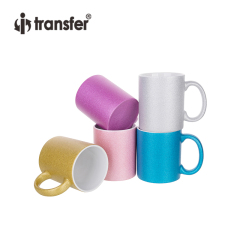 Tazas con purpurina de 11 oz, taza de café con destello, taza de cerámica creativa revestida con transferencia de calor para personalización