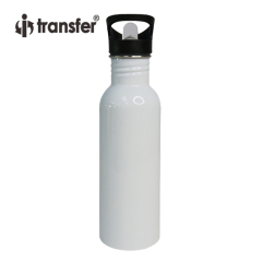 750ml Stainless Steel Water Bottle With Straw Top