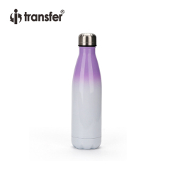 500ml Gradient Color Double Wall Vacuum Insulated Cola Water Bottle