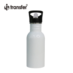 500ml Stainless Steel Water Bottle With Straw Top