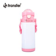 350ml Sublimation Kids Thermos Water Bottle with Strap