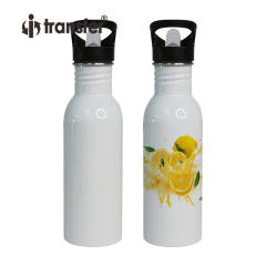 750ml Stainless Steel Water Bottle With Straw Top