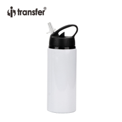 600ml Aluminum Sport Water Bottle with Suction Nozzle