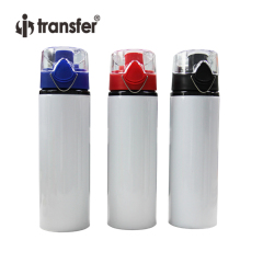 750ml Sublimation Blank Aluminum Water Bottle With Pop Lid