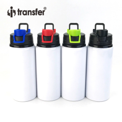 600ml Large Mouth Color Cover Aluminum Bottle