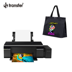 Impressora digital a jato de tinta para camiseta digital com tinta branca A4 para impressão por transferência térmica em tecido