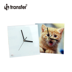 Sublimation Blank Glass Photo Frame -Clock