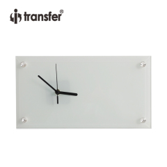 Rectangle Sublimation Glass Clock Frame