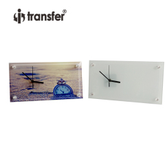 Rectangle Sublimation Glass Clock Frame