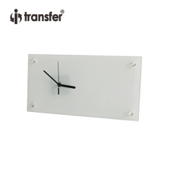 Rectangle Sublimation Glass Clock Frame