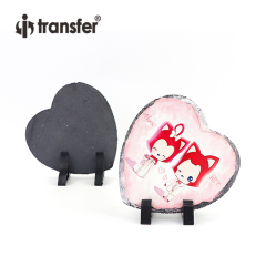 15cm*15cm Heart Shaped Sublimation Photo Rock Slate