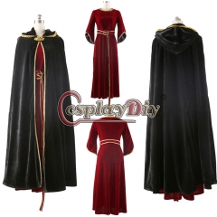 Tangled Rapunzel Mother Gothel cosplay Costume dress Witch Gothel Dress