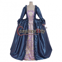 18th Rococo Marie Antoinette Baroque dress blue dress