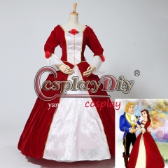 Christmas belle red dress from Beauty and the Beast