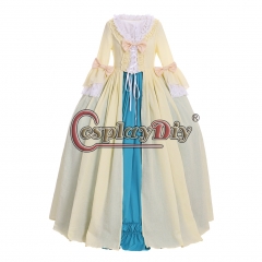Cosplaydiy Women Rococo Ball Gown Dress 18th British England Rococo Marie Antoinette Princess Queen Party Dress Gown