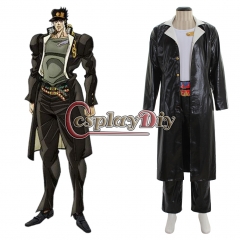 Cosplaydiy Anime JOJO JoJo's Bizarre Adventure Kujo Jotaro Cosplay Costume halloween costume