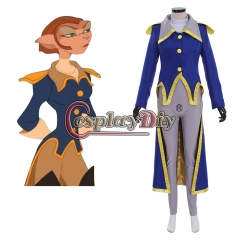 Cosplaydiy Custom Made Treasure Planet Captain Amelia Cosplay Costume Adult Women Captain Suit