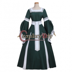 Cosplaydiy Women Medieval Dress Gothic Vintage Long Victorian Ball Gowns Renaissance Dress Party Cosplay Costumes Evening Dress Custom Made