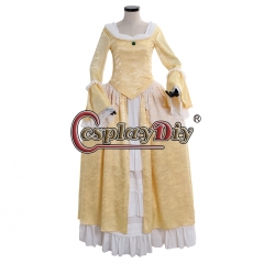 Cosplaydiy Medieval Dress Cosplay Long Sleeves Lace Medieval Renaissance Gothic Lolita Dress Wedding Dress Ball Gown Halloween Costume