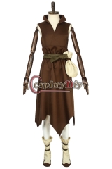 Cosplaydiy Custom Made Anime Dr. Stone Costume Taiju Oki Brown Outfit Costume Halloween Suit