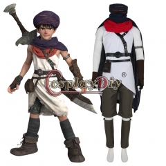 Cosplaydiy Movie Dragon Quest Your Story Cosplay DQ Hero Costume Adult Men Women Halloween Party Full Outfits Custom Made