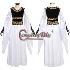 Cosplaydiy Arwen Elves Elf Dress Princess Galadriel Costume Adult Women Victorian Cosplay Medieval Wedding Dress