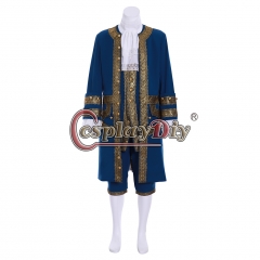 Cosplaydiy British Mens Maria Gentleman Cosplay Costume Adult 18th Century French Victorian Fancy Suit