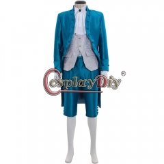 Cosplaydiy Custom Made 18th Century Colonial Rococo Marie Antoinette Baroque Mens Suit