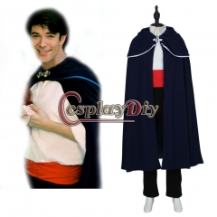 Cosplaydiy The Little Mermaid Prince Eric Cosplay Costume Uniform Outfit Adult Men's Halloween Carnival Cosplay Costume