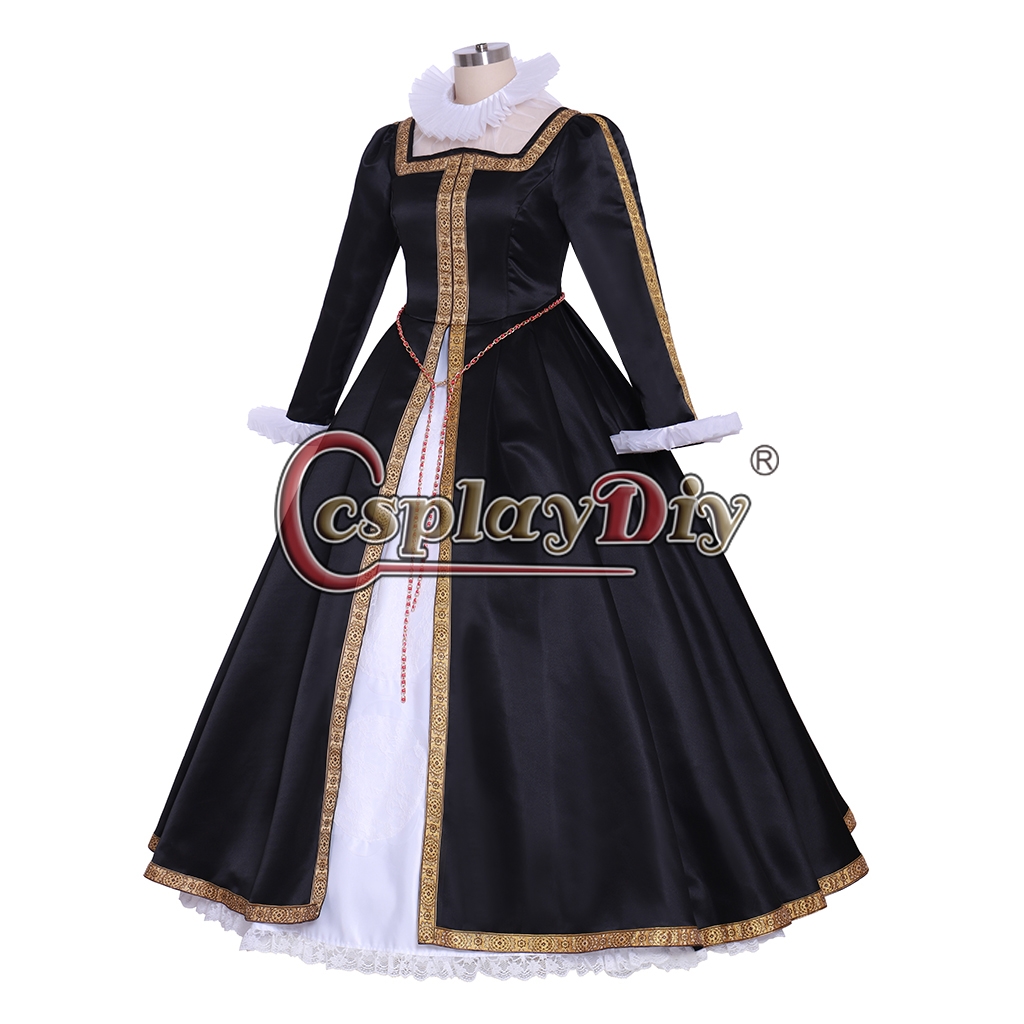 Cosplaydiy Victorian Queen Elizabeth Tudor Period Tudor Dress Cosplay