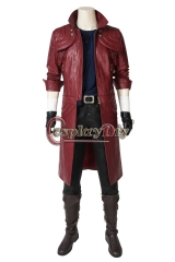 Cosplaydiy Devil May Cry 5 Dante Tony Redgrave Halloween Cosplay Costume with Boots