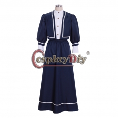 Cosplaydiy Ladies Edwardian Suit Edwardian Victorian dress Edwardian Ladies dress suit cosplay costume