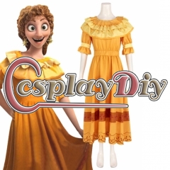 Encanto Animation Pepa Madrigal Cosplay Costume Party Dress Halloween Carnival Outfits