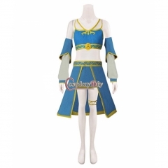 Cosplaydiy 'The Legend of Zelda' Princess Role Playing Cosplay Costume (with tops, sleeves, culottes) Suit Girls Party Outfit